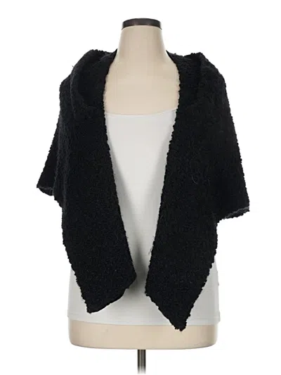 Pre-owned Unbranded Cardigan Sweater In Black
