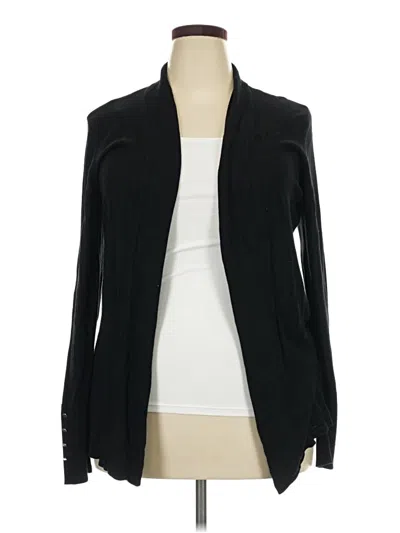 Pre-owned Unbranded Cardigan Sweater In Black