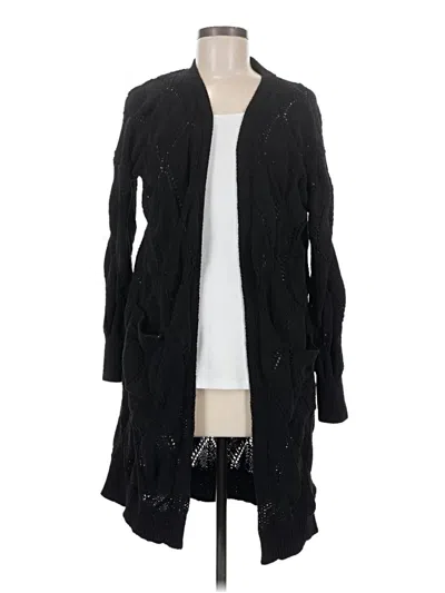 Pre-owned Unbranded Cardigan Sweater In Black