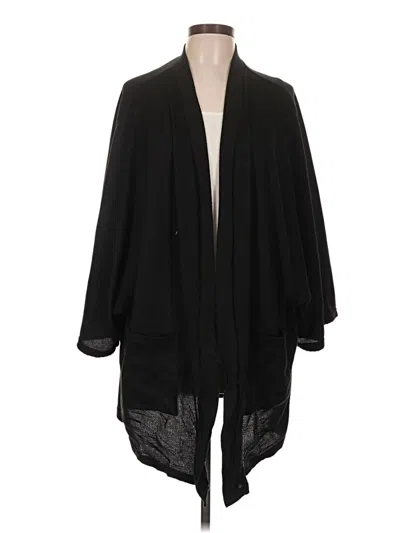 Pre-owned Unbranded Cardigan Sweater In Black