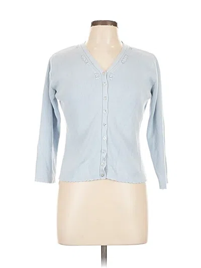 Pre-owned Unbranded Cardigan Sweater In Blue