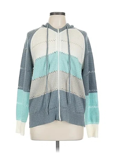 Pre-owned Unbranded Cardigan Sweater In Blue