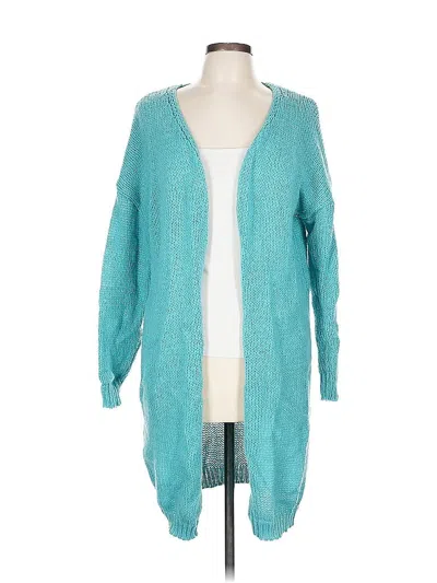 Pre-owned Unbranded Cardigan Sweater In Blue