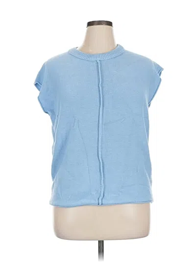 Pre-owned Unbranded Cardigan Sweater In Blue