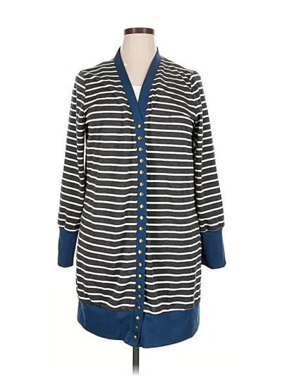 Pre-owned Unbranded Cardigan Sweater In Blue