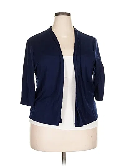Pre-owned Unbranded Cardigan Sweater In Blue