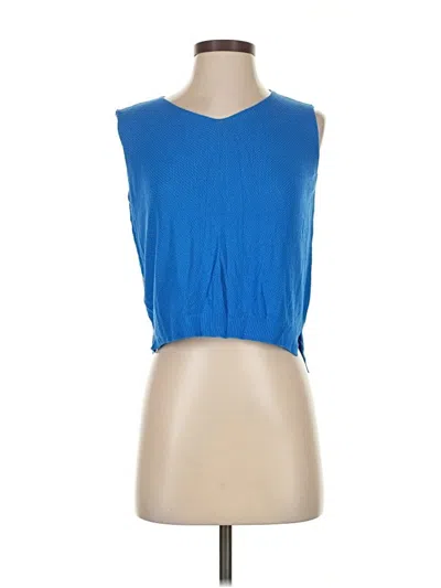 Pre-owned Unbranded Cardigan Sweater In Blue