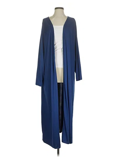 Pre-owned Unbranded Cardigan Sweater In Blue
