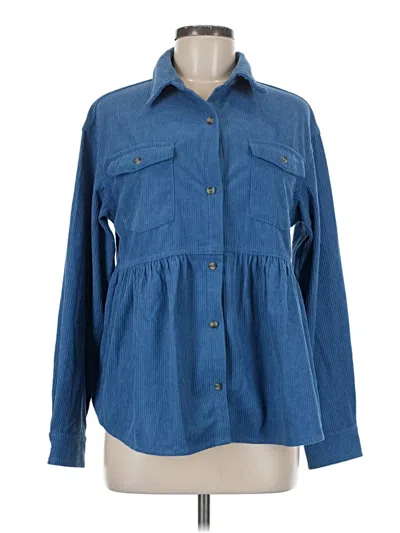 Pre-owned Unbranded Cardigan Sweater In Blue