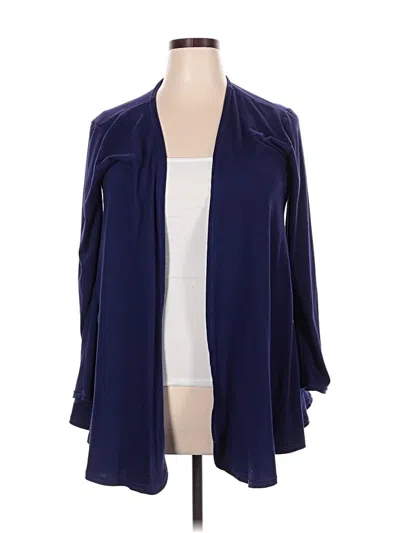 Pre-owned Unbranded Cardigan Sweater In Blue