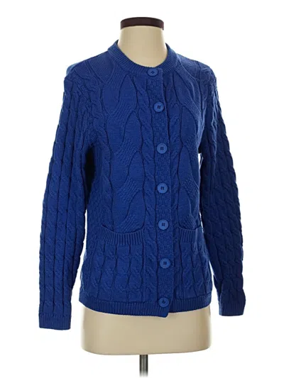 Pre-owned Unbranded Cardigan Sweater In Blue