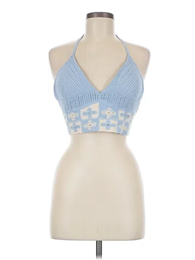 Pre-owned Unbranded Cardigan Sweater In Blue