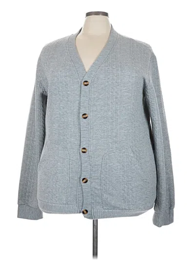 Pre-owned Unbranded Cardigan Sweater In Blue