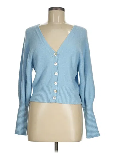Pre-owned Unbranded Cardigan Sweater In Blue