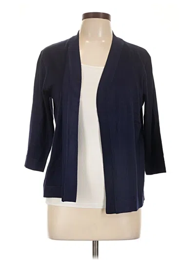 Pre-owned Unbranded Cardigan Sweater In Blue