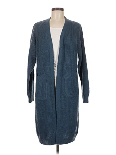 Pre-owned Unbranded Cardigan Sweater In Blue