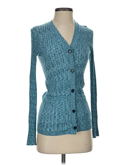 Pre-owned Unbranded Cardigan Sweater In Blue