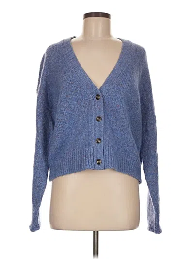 Pre-owned Unbranded Cardigan Sweater In Blue