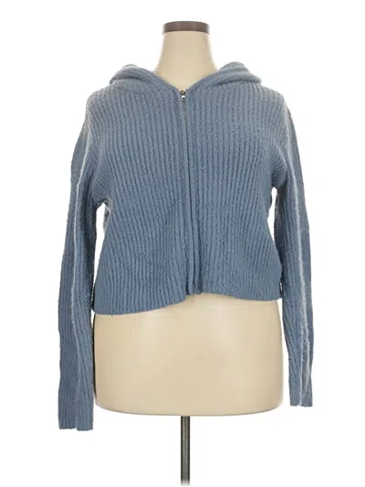 Pre-owned Unbranded Cardigan Sweater In Blue