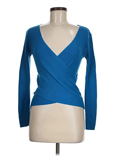 Pre-owned Unbranded Cardigan Sweater In Blue