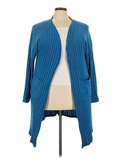 Pre-owned Unbranded Cardigan Sweater In Blue