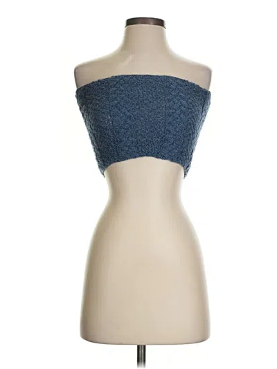 Pre-owned Unbranded Cardigan Sweater In Blue