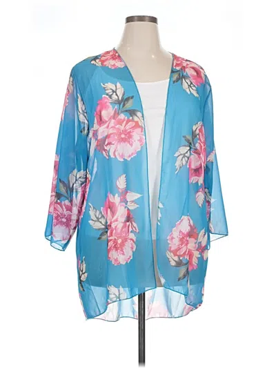 Pre-owned Unbranded Cardigan Sweater In Blue