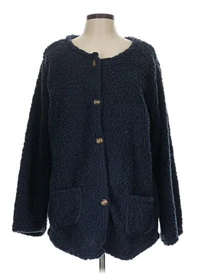 Pre-owned Unbranded Cardigan Sweater In Blue