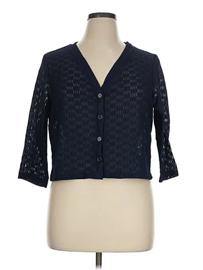 Pre-owned Unbranded Cardigan Sweater In Blue