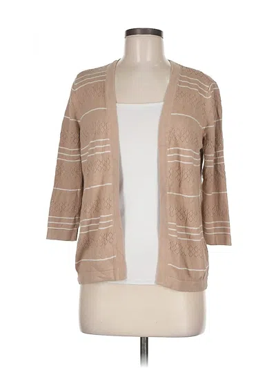 Pre-owned Unbranded Cardigan Sweater In Brown