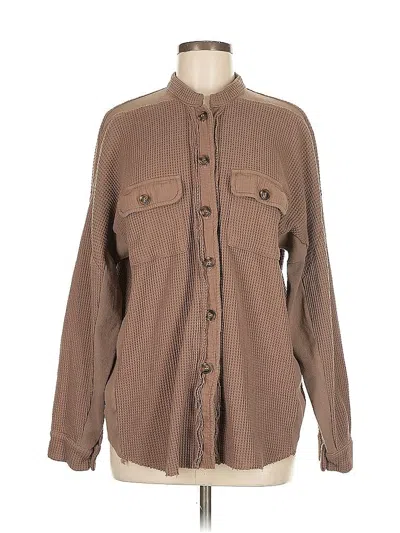 Pre-owned Unbranded Cardigan Sweater In Brown