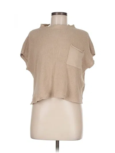 Pre-owned Unbranded Cardigan Sweater In Brown