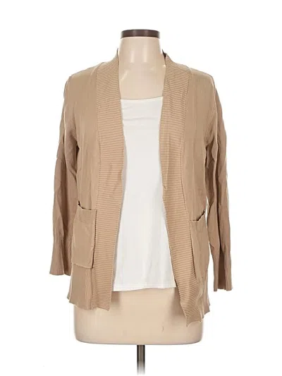 Pre-owned Unbranded Cardigan Sweater In Brown