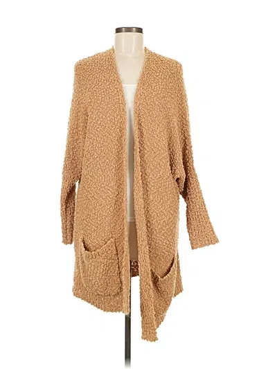 Pre-owned Unbranded Cardigan Sweater In Brown