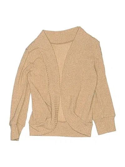 Pre-owned Unbranded Kids' Cardigan Sweater In Brown