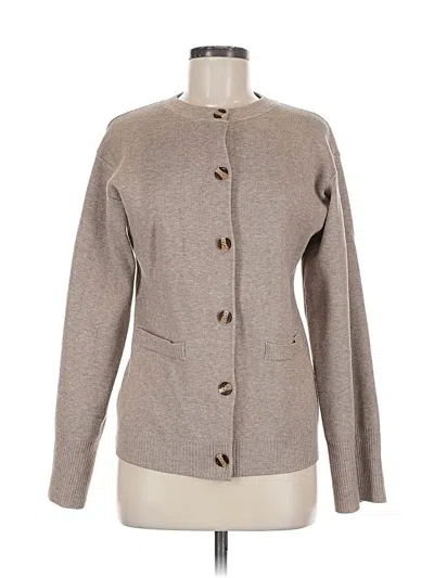 Pre-owned Unbranded Cardigan Sweater In Brown