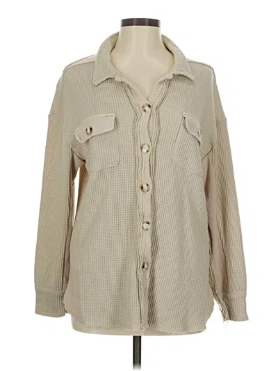 Pre-owned Unbranded Cardigan Sweater In Brown