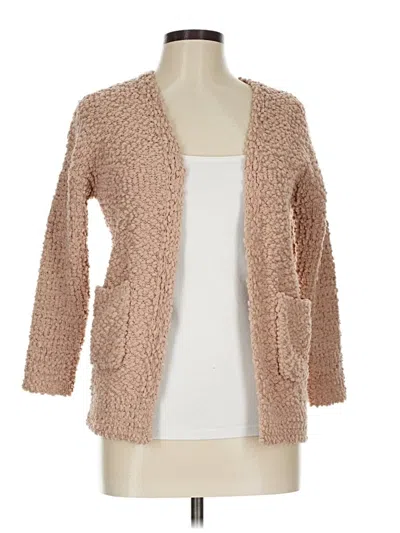 Pre-owned Unbranded Cardigan Sweater In Brown