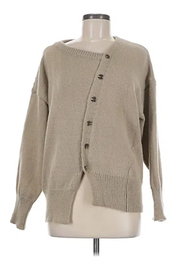 Pre-owned Unbranded Cardigan Sweater In Brown