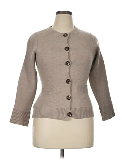 Pre-owned Unbranded Cardigan Sweater In Brown
