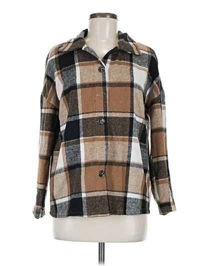 Pre-owned Unbranded Cardigan Sweater In Brown