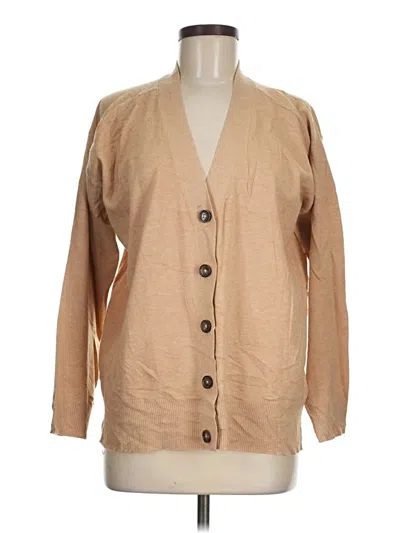 Pre-owned Unbranded Cardigan Sweater In Brown