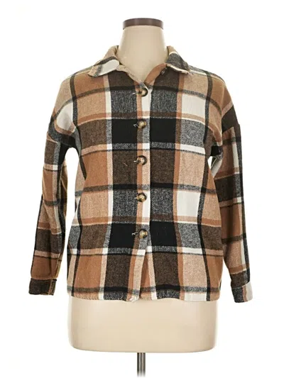 Pre-owned Unbranded Cardigan Sweater In Brown
