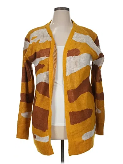 Pre-owned Unbranded Cardigan Sweater In Brown