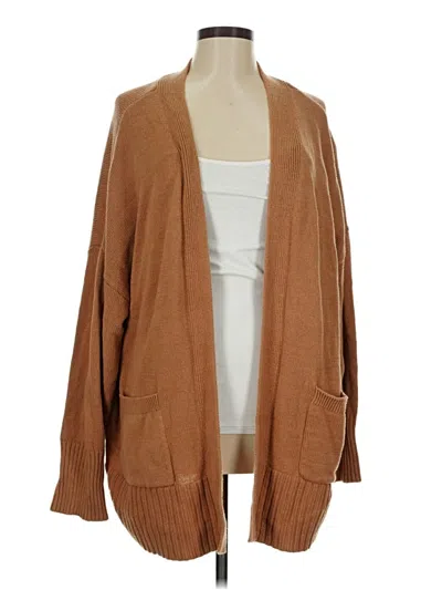 Pre-owned Unbranded Cardigan Sweater In Brown
