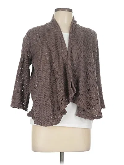 Pre-owned Unbranded Cardigan Sweater In Brown