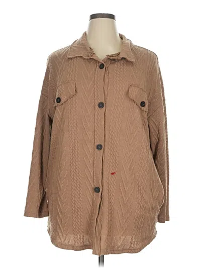 Pre-owned Unbranded Cardigan Sweater In Brown