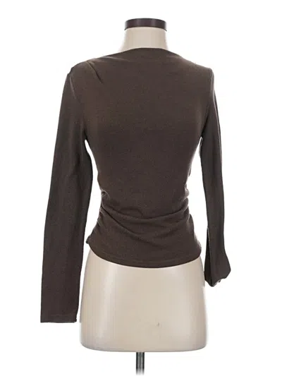 Pre-owned Unbranded Cardigan Sweater In Brown