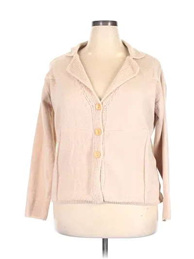 Pre-owned Unbranded Cardigan Sweater In Brown