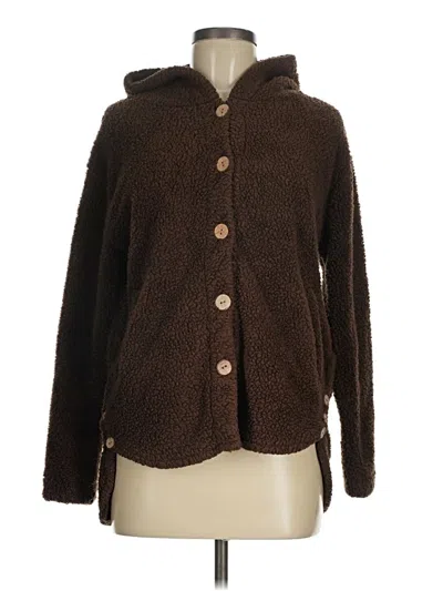 Pre-owned Unbranded Cardigan Sweater In Brown